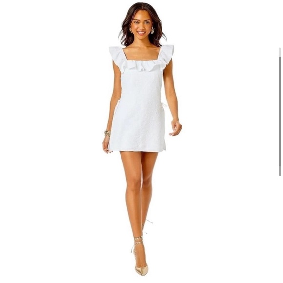 NWT Lilly Pulitzer Zoya Ruffle Romper - Picture 4 of 7